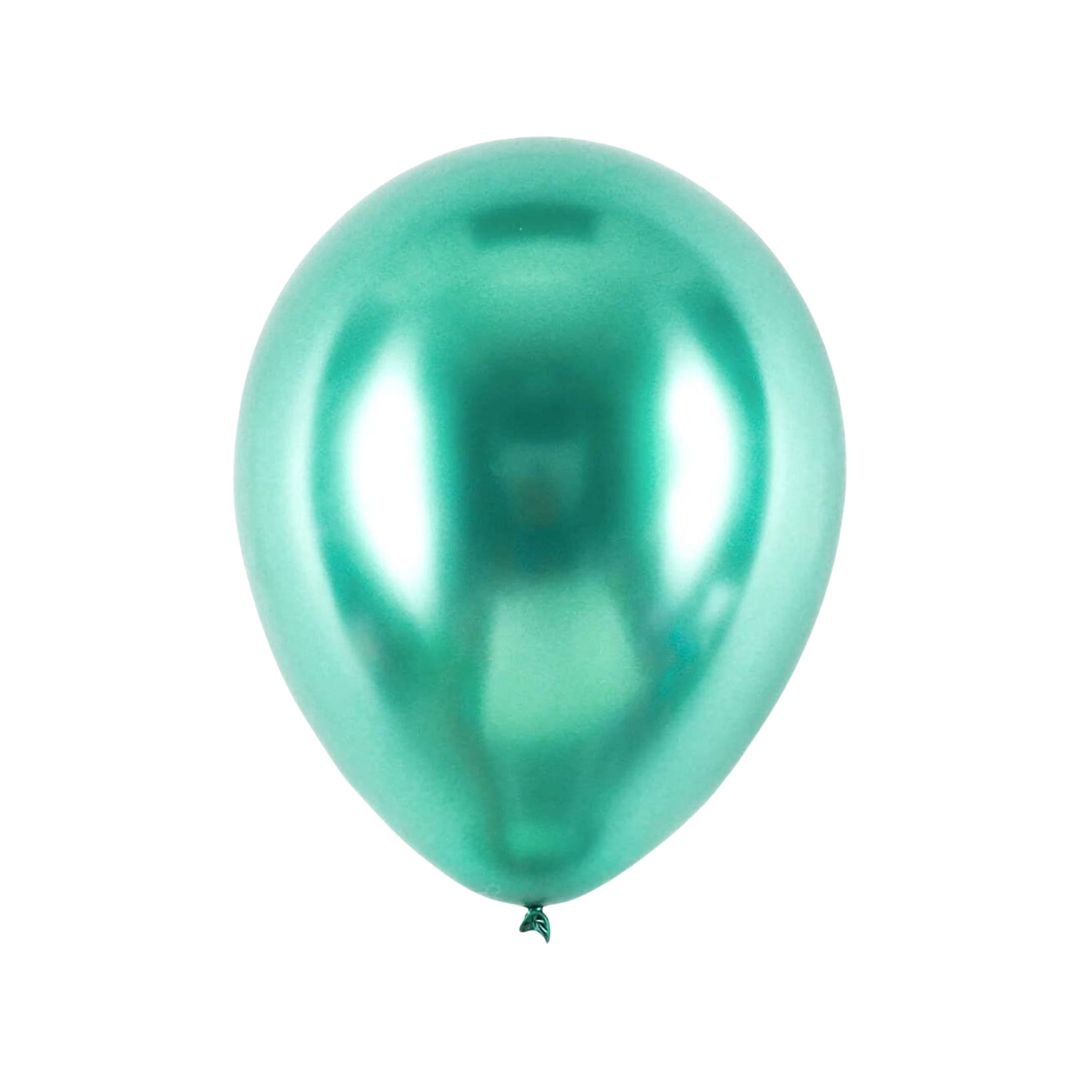 Baloane Latex Verde Cromat, Cod 473 - 13 cm - Set 100 Buc.