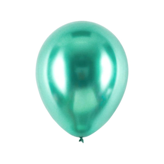 Baloane Latex Verde Cromat, Cod 473 - 13 cm - Set 100 Buc.