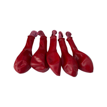 Balon Latex dublu 2 in 1, Visiniu cu Roz Cromat, cod 407, 25 cm - Set 20 bucati - nuria.store.ro