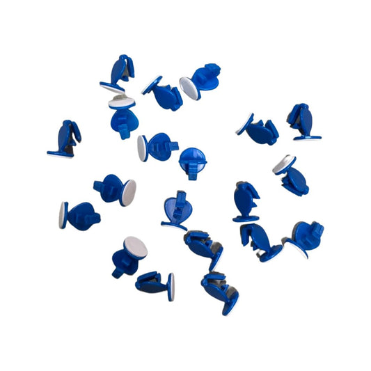 Set 20 Cleme Adezive Albastre pentru Baloane, Ancorarea Arcadelor si Accesorii Petrecere