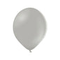 Balon Latex Gri Mat, cod 393, 25 cm - Set 50 bucati - nuria.store.ro