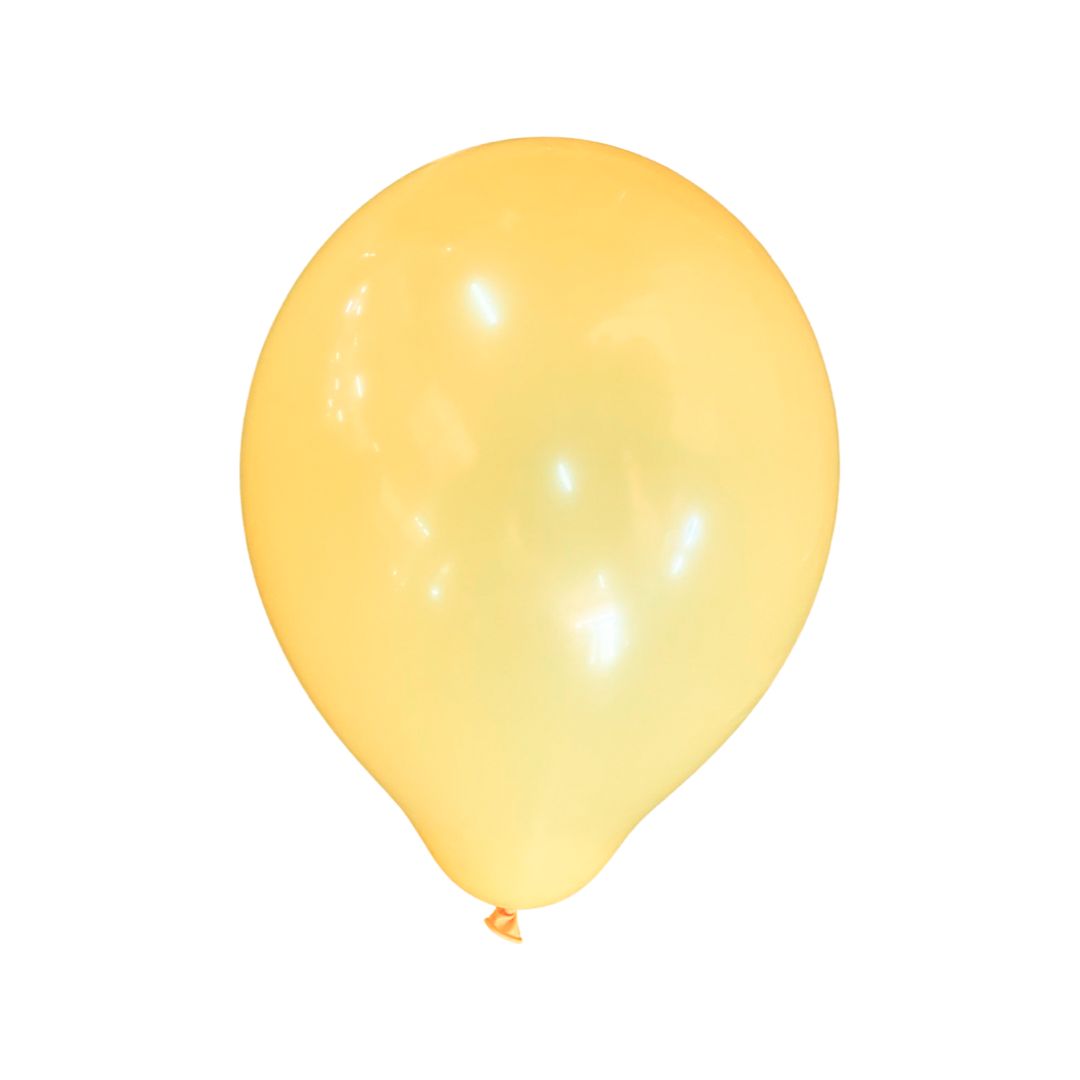 Balon Latex Galben Primavara, cod 395, 25 cm - Set 50 bucati - nuria.store.ro
