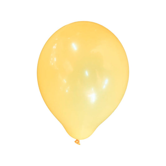 Balon Latex Galben Primavara, cod 395, 25 cm - Set 50 bucati - nuria.store.ro