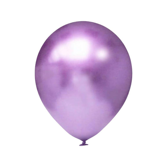 Baloane Latex Mov Cromat, cod 524 - 30 cm - Set 50 Buc.