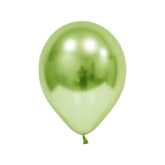 Baloane Latex Verde Lime Cromat, Cod 528 - 30 cm - Set 50 Buc.
