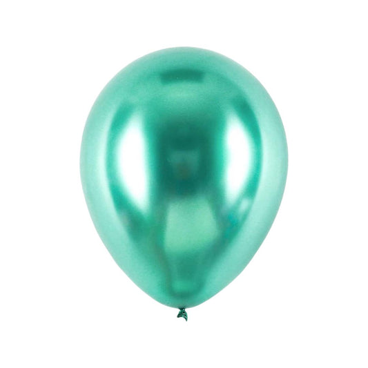 Baloane Latex Verde Cromat, Cod 522 - 30 cm - Set 50 Buc.