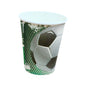 Set 6 Pahare Carton cu Minge Fotbal - 250 ml - nuria.store.ro