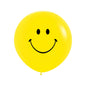 Balon Latex Galben Smiley Face, Set 8 buc, 30 cm - nuria.store.ro