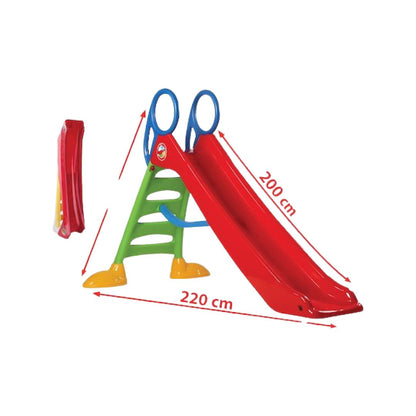 Tobogan Rosu pentru Copii, 2 metri, Dohany - nuria.store.ro