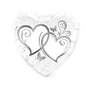 Balon Folie pentru Casatorie, Forma Inima cu Imprimeu Inimi - nuria.store.ro