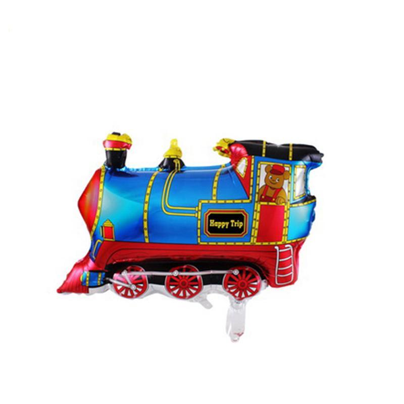 Balon Folie Figurina Locomotiva Tren - Happy Trip - nuria.store.ro