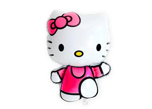 Balon Folie figurina Hello Kitty, Rosu - nuria.store.ro
