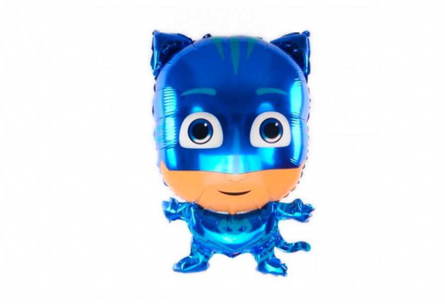 Balon Folie Figurina Eroi in Pijamale, Masks Catboy - 44/65 cm - nuria.store.ro