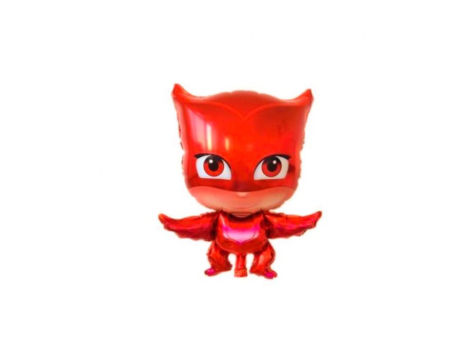 Balon Folie Figurina Eroi in Pijamale, Masks Owlette - 48/65 cm - nuria.store.ro