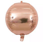 Balon Folie Sfera, Peach - 60 cm - nuria.store.ro