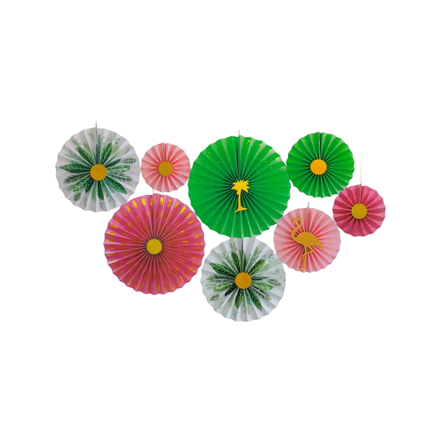 Set 8 Rozete Evantai Flamingo - nuria.store.ro