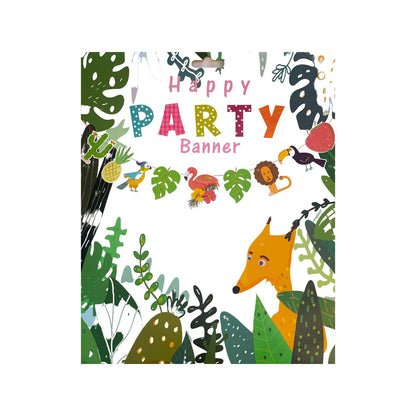 Banner Decorativ Party Exotic - 9 Decoratiuni - nuria.store.ro