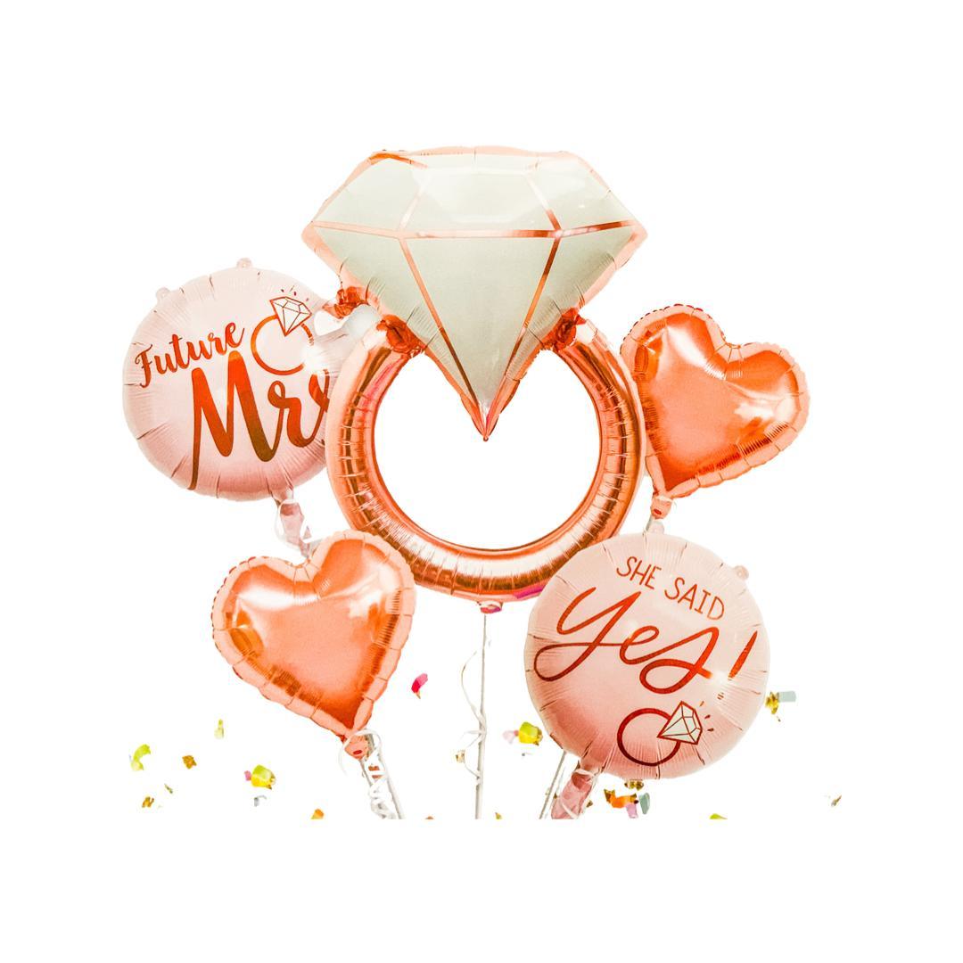 Baloane Folie Wedding - Set 6 Bucati - nuria.store.ro