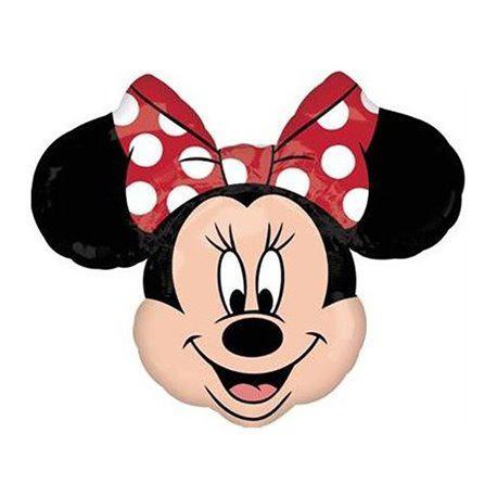 Balon Folie Figurina Cap - Minnie Mouse - 65/48 cm - nuria.store.ro