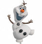 Balon Folie Figurina, Frozen Olaf, Om de Zapada, Regatul de gheata - 80/48 cm - nuria.store.ro