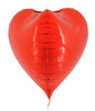 Balon Folie Inima 3D, Rosu - 58 cm - nuria.store.ro