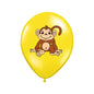 Baloane Latex Multicolor Imprimat cu Maimuta, 30 cm - Set 20 Buc.